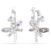 Ariana Grande X Swarovski Drop Earrings Mixed Cuts, Dragonfly, Multicolored, Rhodium Plated