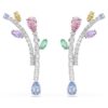 Ariana Grande X Swarovski Drop Earrings Mixed Cuts, Multicolored, Rhodium Plated