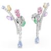 Ariana Grande X Swarovski Drop Earrings Mixed Cuts, Multicolored, Rhodium Plated