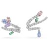Ariana Grande X Swarovski Ear Cuffs Mixed Cuts, Multicolored, Rhodium Plated