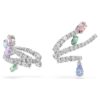Ariana Grande X Swarovski Ear Cuffs Mixed Cuts, Multicolored, Rhodium Plated