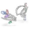 Ariana Grande X Swarovski Ear Cuffs Mixed Cuts, Multicolored, Rhodium Plated