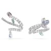 Ariana Grande X Swarovski Ear Cuffs Mixed Cuts, Multicolored, Rhodium Plated