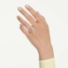 Ariana Grande X Swarovski Open Ring Mixed Cuts, Multicolored, Rhodium Plated