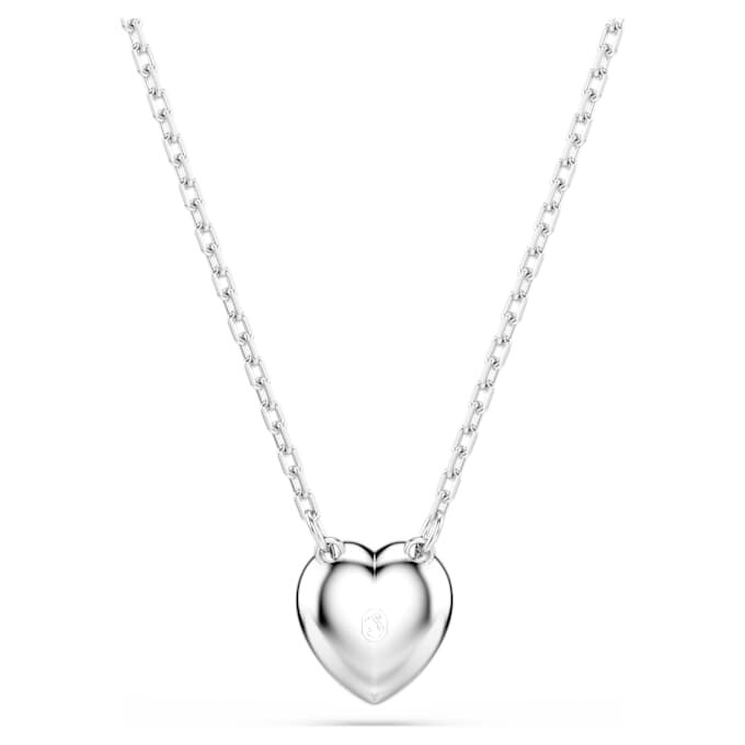 Ariana Grande X Swarovski Pendant Mixed Cuts, Heart, White, Rhodium Plated Ariana Grande X Swarovski Pendant Mixed Cuts, Heart, White, Rhodium Plated