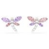Ariana Grande X Swarovski Stud Earrings Mixed Cuts, Dragonfly, Multicolored, Rhodium Plated