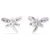 Ariana Grande X Swarovski Stud Earrings Mixed Cuts, Dragonfly, Multicolored, Rhodium Plated