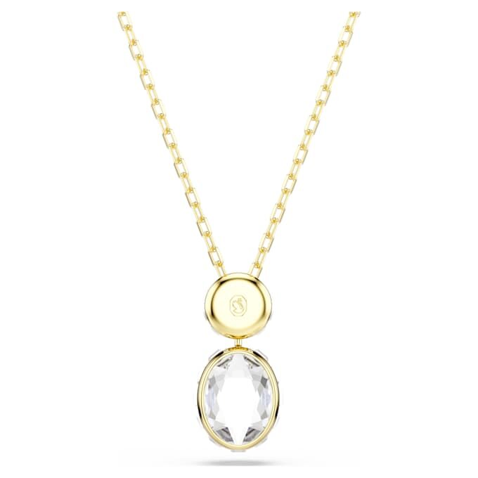 Chroma Pendant Mixed Cuts, Multicolored, Gold-Tone Plated Chroma Pendant Mixed Cuts, Multicolored, Gold-Tone Plated