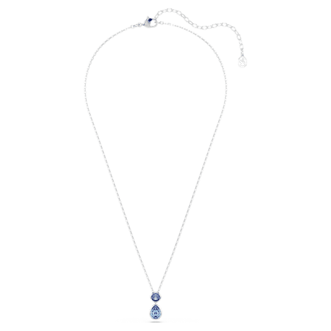 Chroma Pendant Mixed Cuts, Multicolored, Rhodium Plated Chroma Pendant Mixed Cuts, Multicolored, Rhodium Plated