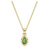 Chroma Pendant Pear Cut, Green, Gold-Tone Plated Chroma Pendant Pear Cut, Green, Gold-Tone Plated