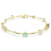 Constella Bracelet Mixed Cuts, Green, Gold-Tone Plated Constella Bracelet Mixed Cuts, Green, Gold-Tone Plated