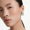 Constella Earrings Crystal Pearl, Round Cut, White, Rhodium Plated Constella Earrings Crystal Pearl, Round Cut, White, Rhodium Plated