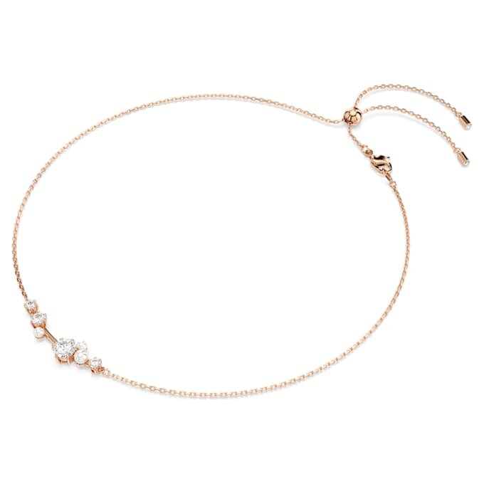 Constella Necklace Crystal Pearl, Round Cuts, White, Rose Gold-Tone Plated Constella Necklace Crystal Pearl, Round Cuts, White, Rose Gold-Tone Plated