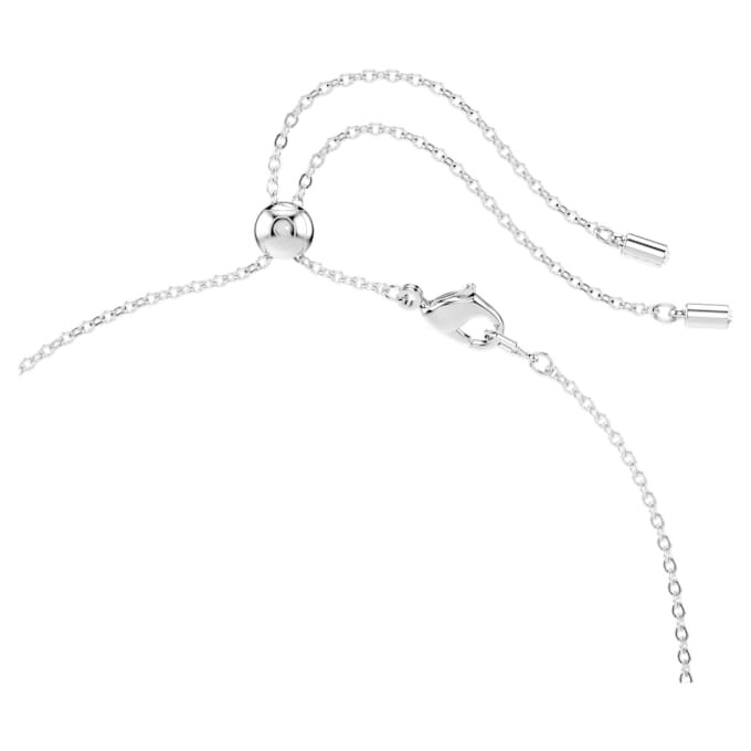 Constella Necklace Mixed Cuts, White, Rhodium Plated Constella Necklace Mixed Cuts, White, Rhodium Plated