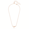 Constella Pendant Crystal Pearl, Round Cut, White, Rose Gold-Tone Plated Constella Pendant Crystal Pearl, Round Cut, White, Rose Gold-Tone Plated