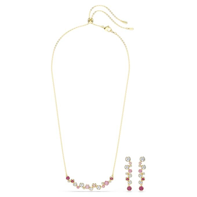 Constella Set Mixed Cuts, Multicolored, Gold-Tone Plated Constella Set Mixed Cuts, Multicolored, Gold-Tone Plated