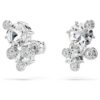 Constella Set Mixed Cuts, White, Rhodium Plated