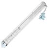 Crystalline Ballpoint Pen Teddy, Blue, Blue Lacquered, Chrome Plated