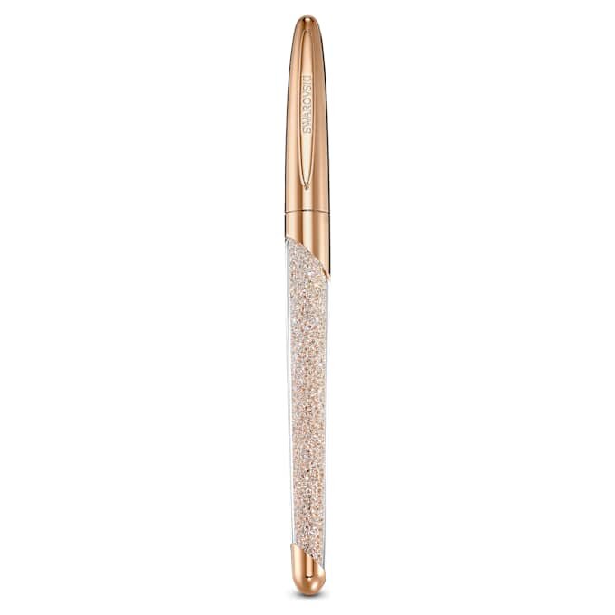 Crystalline Rollerball Pen Rose Gold Tone, Rose Gold-Tone Plated Crystalline Rollerball Pen Rose Gold Tone, Rose Gold-Tone Plated