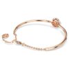 Dextera Bangle Round Cut, White, Rose Gold-Tone Plated Dextera Bangle Round Cut, White, Rose Gold-Tone Plated