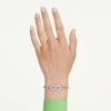 Dextera Bracelet Round Cut, White, Rhodium Plated Dextera Bracelet Round Cut, White, Rhodium Plated