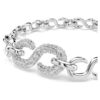 Dextera Bracelet Round Cut, White, Rhodium Plated Dextera Bracelet Round Cut, White, Rhodium Plated