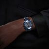 Dextera Chrono Watch 39Mm, Swiss Made, Metal Bracelet, Blue, Blue Finish