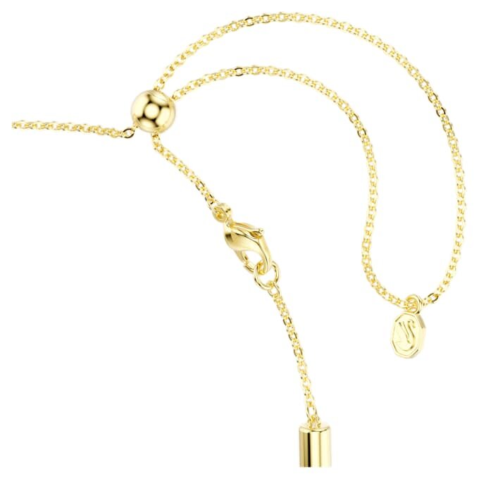 Dextera Necklace Round Cut, White, Gold-Tone Finish Dextera Necklace Round Cut, White, Gold-Tone Finish