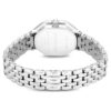 Dextera Octagon Watch Swiss Made, Metal Bracelet, Silver Tone, Stainless Steel