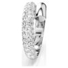 Dextera Ring White, Rhodium Plated