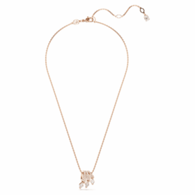 Dragon & Phoenix Pendant Dragon’s Claw, White, Rose Gold-Tone Plated