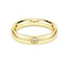 Eternity Band Ring Lab-Grown Diamonds 0.05 Ct Tw, Round Shape, 14K Yellow Gold