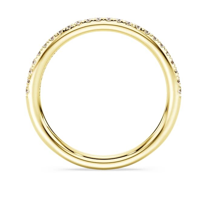Eternity Band Ring Lab-Grown Diamonds 0.2 Ct Tw, Round Shape, 14K Yellow Gold Eternity Band Ring Lab-Grown Diamonds 0.2 Ct Tw, Round Shape, 14K Yellow Gold