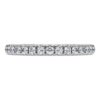 Eternity Band Ring Lab-Grown Diamonds 0.4 Ct Tw, Round Shape, 14K White Gold