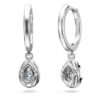 Eternity Drop Earrings Lab-Grown Diamonds 1.25 Ct Tw, Pear Shape, 14K White Gold