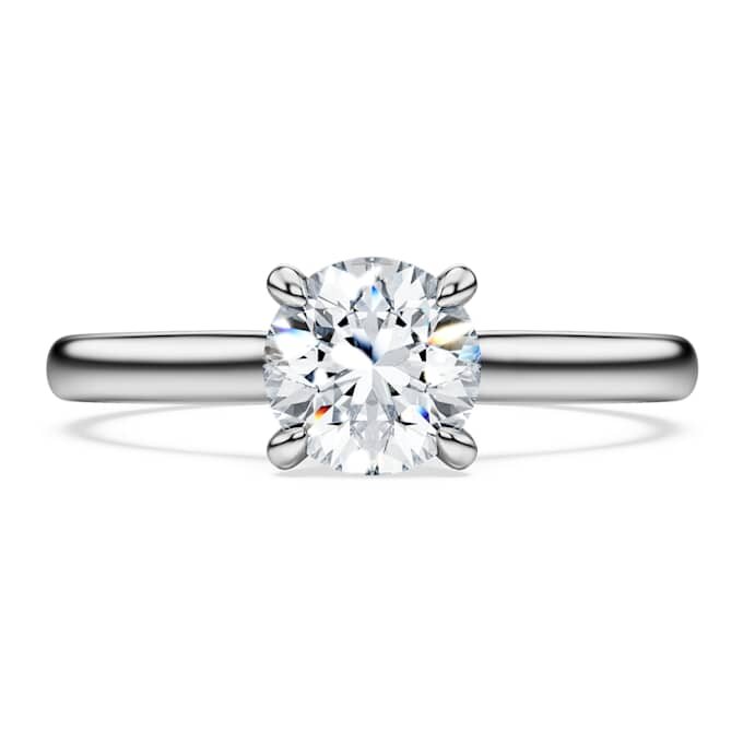 Eternity Lab-Grown Diamonds 1 Ct Tw, Round Shape, 14K White Gold Eternity Lab-Grown Diamonds 1 Ct Tw, Round Shape, 14K White Gold