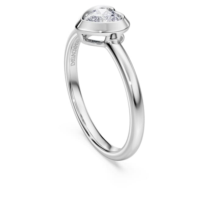 Eternity Solitaire Ring Lab-Grown Diamonds 0.5 Ct Tw, Heart Shape, Sterling Silver Eternity Solitaire Ring Lab-Grown Diamonds 0.5 Ct Tw, Heart Shape, Sterling Silver
