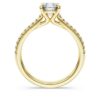 Eternity Solitaire Ring Lab-Grown Diamonds 1.2 Ct Tw, Round Shape, 14K Yellow Gold