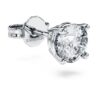 Eternity Stud Earring Lab-Grown Diamonds 0.5 Ct Tw, Single, Round Shape, 14K White Gold Eternity Stud Earring Lab-Grown Diamonds 0.5 Ct Tw, Single, Round Shape, 14K White Gold