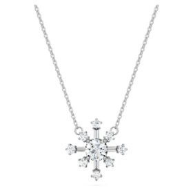 Galaxy Pendant Lab-Grown Diamonds 0.5 Ct Tw, Round Shape, 14K White Gold