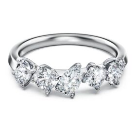 Galaxy Ring Lab-Grown Diamonds 1 Ct Tw, Mixed Shapes, 14K White Gold Galaxy Ring Lab-Grown Diamonds 1 Ct Tw, Mixed Shapes, 14K White Gold