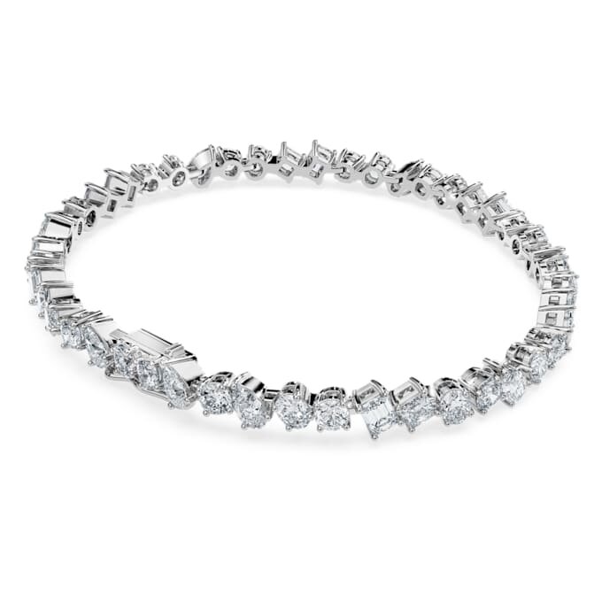 Galaxy Tennis Bracelet Lab-Grown Diamonds 5 Ct Tw, Mixed Shapes, 14K White Gold Galaxy Tennis Bracelet Lab-Grown Diamonds 5 Ct Tw, Mixed Shapes, 14K White Gold