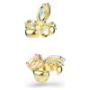 Gema Ear Cuffs Asymmetrical Design, Mixed Cuts, Multicolored, Gold-Tone Plated