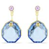 Gema Earring Jackets Blue, Gold-Tone Plated Gema Earring Jackets Blue, Gold-Tone Plated