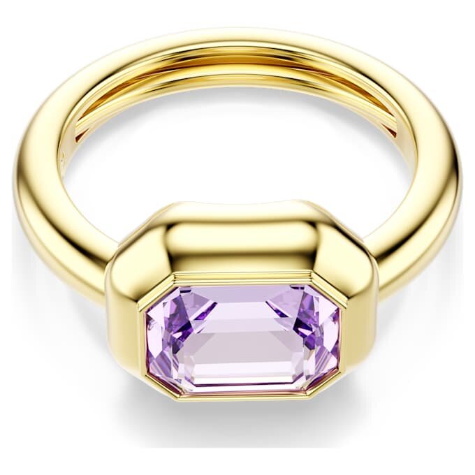 Gema Motif Ring Set (3), Multicolored, Gold-Tone Plated Gema Motif Ring Set (3), Multicolored, Gold-Tone Plated