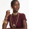 Gema Necklace Mixed Cuts, Yellow, Gold-Tone Plated Gema Necklace Mixed Cuts, Yellow, Gold-Tone Plated