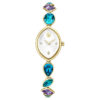 Gema Watch Crystal Bracelet, Gold Tone, Gold-Tone Finish Gema Watch Crystal Bracelet, Gold Tone, Gold-Tone Finish