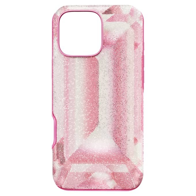 High Smartphone Case Crystal Print Motif, Iphone® 16 Pro Max, Pink High Smartphone Case Crystal Print Motif, Iphone® 16 Pro Max, Pink