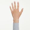 Idyllia Bracelet Crystal Pearl, Round Cut, Teddy, Gold Tone, Gold-Tone Plated