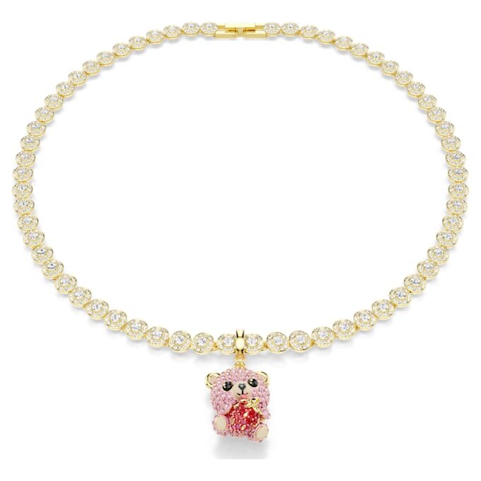 Idyllia Charm Mixed Cuts, Teddy, Pink, Gold-Tone Plated Idyllia Charm Mixed Cuts, Teddy, Pink, Gold-Tone Plated